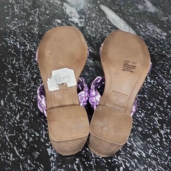 BRAND NEW ROCK&CANDY BY ZIGI DOUBLE BRAIDED STRAPS LOW BLOCK-HEEL SANDAL G1 - Picture 9 of 15